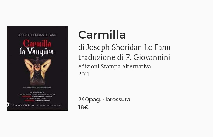 libri di halloween carmilla le fanu